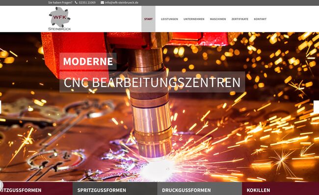 Webdesign WFK Steinbrück