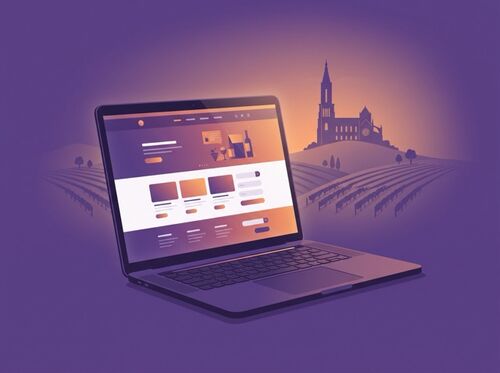 Laptop in Naumburg symbolisiert Webdesign